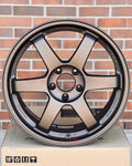 VOLK RACING TE37SL 18X9.5 +35 5X114.3 BLAST BRONZE