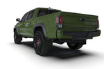 Rally Armor 16-22 Toyota Tacoma Black Mud Flap w/ Army Green Logo