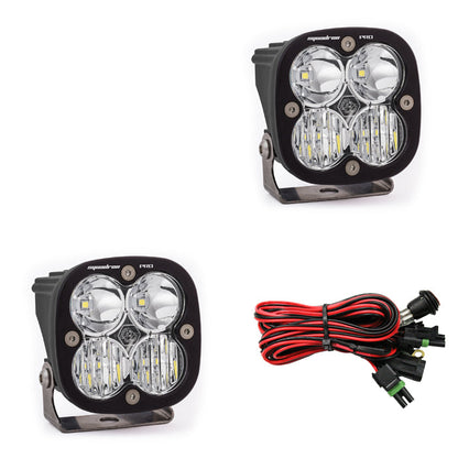 Baja Designs Squadron Pro Series Driving Combo Pattern Pair LED Light Pods - White