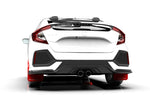 Rally Armor 17-21 Honda Civic Sport & Touring (Hatch) Red UR Mud Flap w/ White Logo