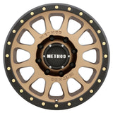 Method MR305 NV HD 18x9 +18mm Offset 8x6.5 130.81mm CB Method Bronze/Black Street Loc Wheel