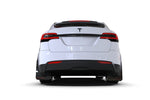 Rally Armor 2022 Tesla Model X/X Plaid Black UR Mud Flap - Metallic Black Logo
