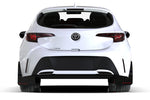 Rally Armor 18-22 Toyota Corolla Hatchback Black UR Mud Flap Grey Logo