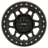 Method MR405 UTV Beadlock 15x7 / 5+2/38mm Offset / 4x156 / 132mm CB Matte Black Wheel