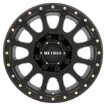 Method MR305 NV HD 17x8.5 0mm Offset 8x6.5 130.81mm CB Matte Black Wheel