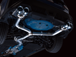 AWE Tuning 2022+ VB Subaru WRX Track Edition Exhaust - Chrome Silver Tips
