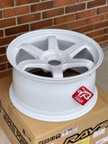 VOLK RACING TE37SL 18X9.5 +38 5X120 DASH WHITE