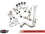 AWE Tuning Audi 8V S3 Track Edition Exhaust w/Chrome Silver Tips 102mm