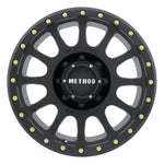 Method MR305 NV 16x8 0mm Offset 8x6.5 130.81mm CB Matte Black Wheel