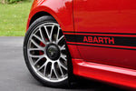 Rally Armor 2012-18 Fiat 500 (Pop/Sport/Lounge/Abarth) Red Mud Flap w/ White Logo