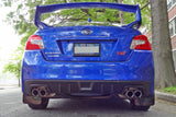 Rally Armor 15-21 Subaru WRX/STI (Sedan ONLY) Black UR Mud Flap w/ Blue Logo