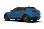Rally Armor 21-23 Ford Mustang Mach-E Black UR Mud Flap w/ Light Blue Logo