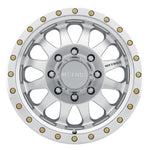Method MR304 Double Standard 17x8.5 0mm Offset 8x6.5 130.81mm CB Machined/Clear Coat Wheel