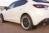 Rally Armor 14-18 Mazda3/Speed3 Black UR Mud Flap w/ White Logo