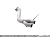 AWE Tuning Porsche Macan Track Edition Exhaust System - Diamond Black 102mm Tips