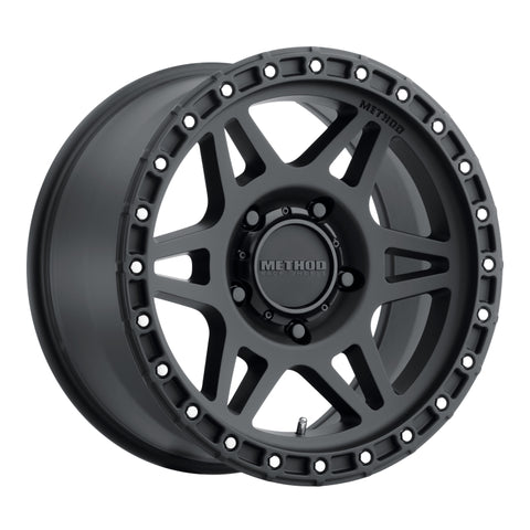 Method MR312 17x9 -12mm Offset 5x5 71.5mm CB Matte Black Wheel