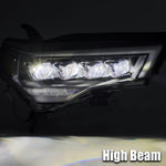 AlphaRex 2014-2020 Toyota 4Runner NOVA-Series LED Projector Headlights Alpha-Black