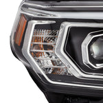 AlphaRex 14-21 Toyota 4Runner LUXX-Series Projector Headlights Black/Jet Black