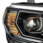 AlphaRex 14-20 Toyota 4Runner PRO-Series Projector Headlights Jet Black