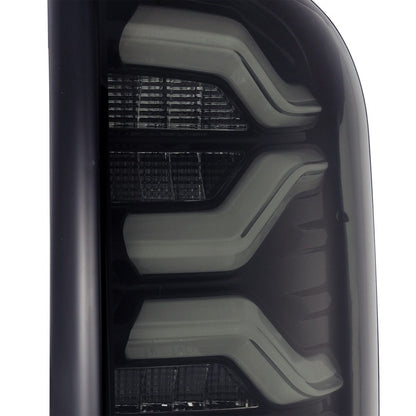 AlphaRex 16-21 Toyota Tacoma PRO-Series LED Tail Lights Jet Black