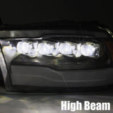 AlphaRex 09-18 Ram Truck NOVA-Series LED Projector Headlights Alpha-Black