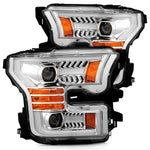 AlphaRex 15-17 Ford F150 / 17-20 Ford F150 Raptor PRO-Series Projector Headlights Chrome