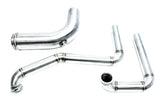 PLM K-Series Hood Exit Up-Pipe & Dump Tube for Top Mount Turbo Manifold