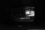 AlphaRex 2014-2020 Toyota Tundra NOVA-Series LED Projector Headlights Jet Black