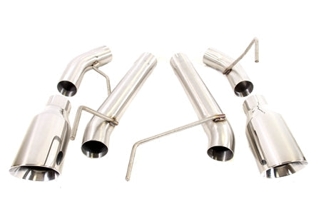 PLM 2.5" Dual Axle Back Exhaust Pipe Kit Mustang 05-10 V8 GT GT500
