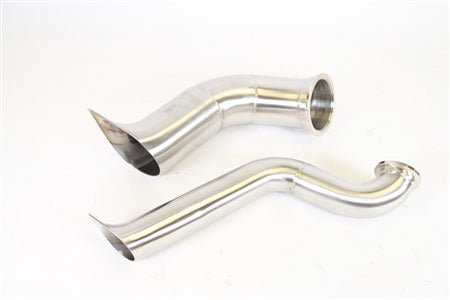 PLM Power Driven D-Series Hood Exit Up-pipe & Dump Tube for Top Mount Turbo Manifold
