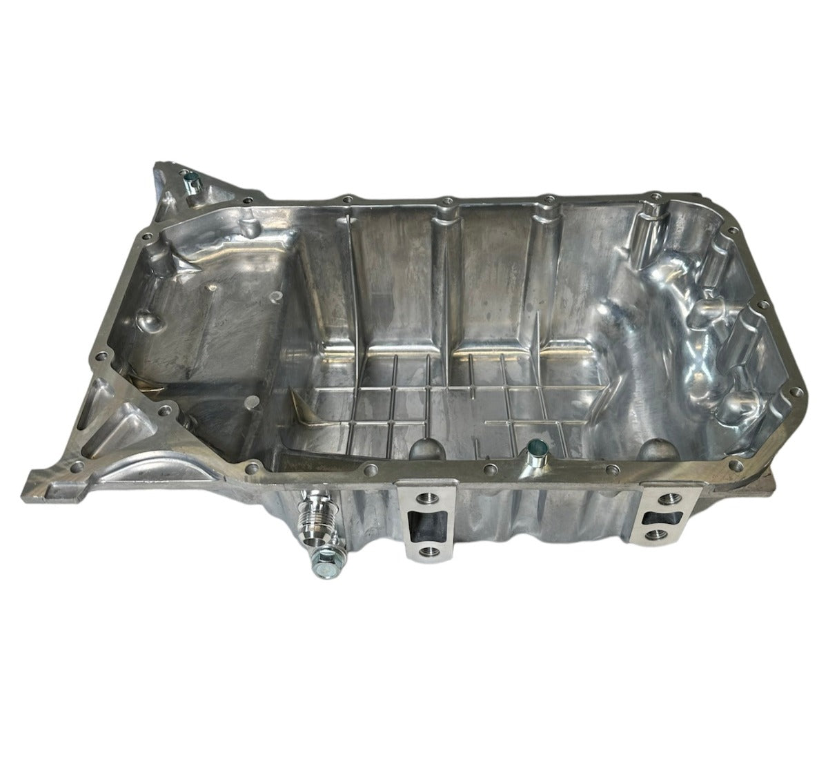 PLM Oil Pan with 10AN Oil Return Drain Fitting - Honda K20Z3 Civic Si FG