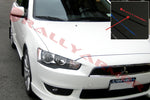 Rally Armor 07-17 Mitsubishi Lancer Black UR Mud Flap w/ Red Logo