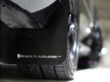 Rally Armor 12-16 Subaru Impreza Black UR Mud Flap w/ White Logo