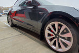 Rally Armor 17-22 Tesla Model 3 Black UR Mud Flap w/ Dark Grey Logo