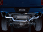 AWE 0FG 21+ Ford F150 Dual Split Rear Cat-Back Exhaust- 5in Diamond Black Tips
