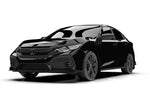 Rally Armor 17-19 Honda Civic Sport & Touring (Hatch) Black UR Mud Flap w/ Red Logo