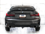 AWE 19-23 BMW 330i / 21-23 BMW 430i Base G2X Touring Axle Back Exhaust - Chrome Silver