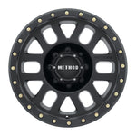 Method MR309 Grid 18x9 +18mm Offset 8x6.5 130.81mm CB Matte Black Wheel