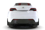 Rally Armor 20-25 Tesla Model Y Black UR Mud Flap w/White Logo