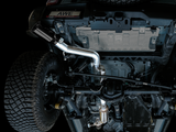 AWE Tuning 2021+ Ford Bronco 0FG Single Rear Exit Exhaust w/Diamond Black Tip & Bash Guard