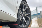 Rally Armor 16-21 Honda Civic Si Coupe Black UR Mud Flap w/ White Logo