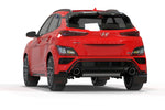 Rally Armor 2022 Hyundai Kona N Black UR Mud Flap w/ White Logo