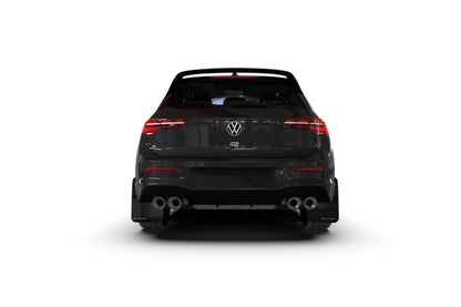 Rally Armor 22-25 VW MK8 Golf GTI/R Black UR Mud Flap w/White Logo