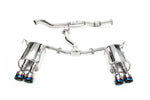 Invidia 2022+ Subaru WRX Q300 Single Layer Titanium Burnt Quad Tip Cat-back Exhaust