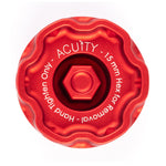 Podium Oil Cap in Satin Red for Hondas/Acuras