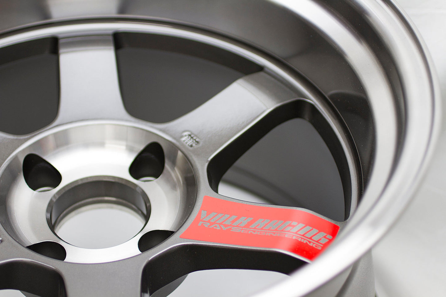 Volk Racing TE37SL Repair Stickers (Red) - Wheel Decals - Rays